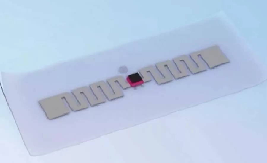 Adhesive Assembles RFID Chips
