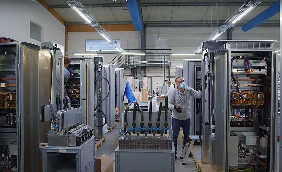 Assembling EV Charging Stations