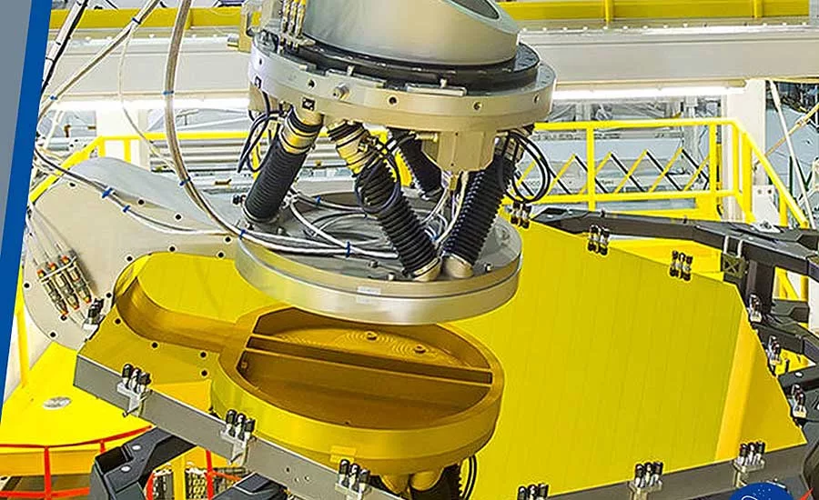 Hexapod Keeps Mirror Segments Aligned During JWST Assembly