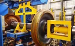 Press Fitting Railcar Wheelsets