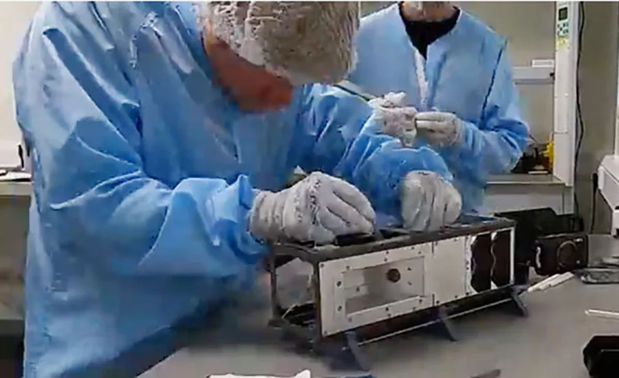 assembling the ForgeStar satellite