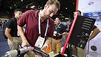 trying new technology at The ASSEMBLY Show