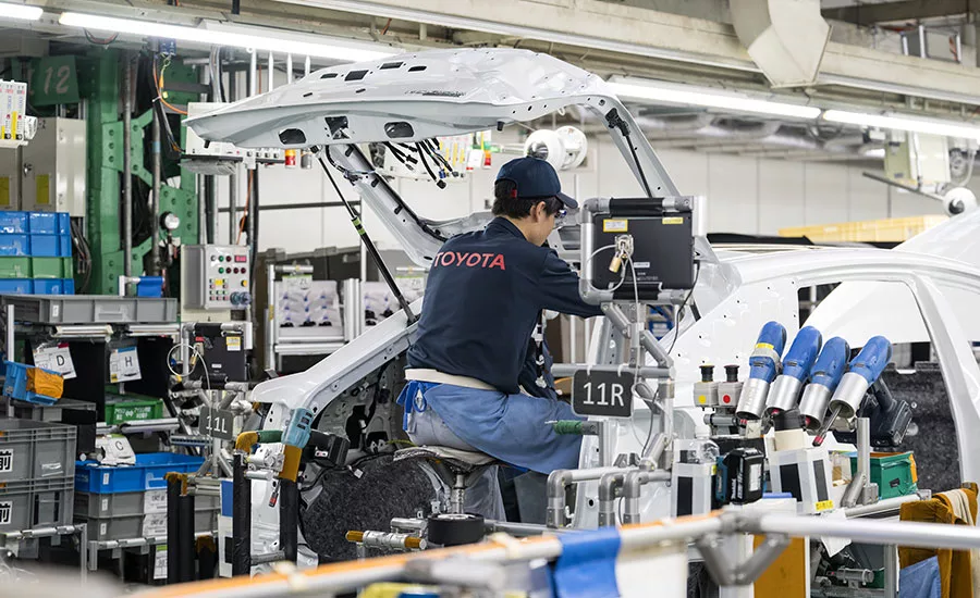 Toyota assembly line