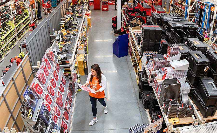 customer in retail store