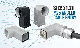 Metal Hoods With M25 Angled Cable Entry