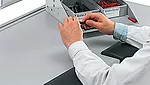 Optimizing parts bin layout