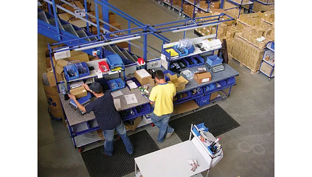 Optimizing parts bin layout