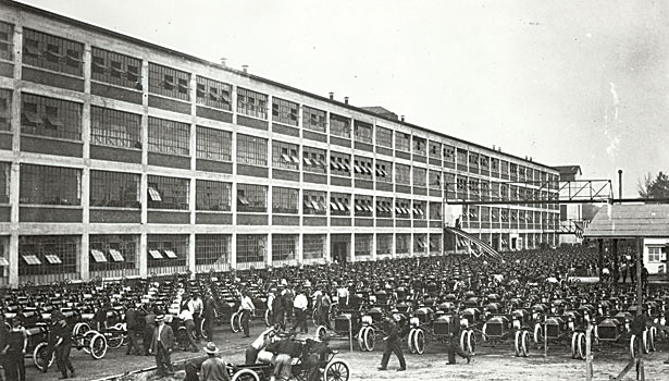 Henry ford invented the moving assembly line before 1920 #1