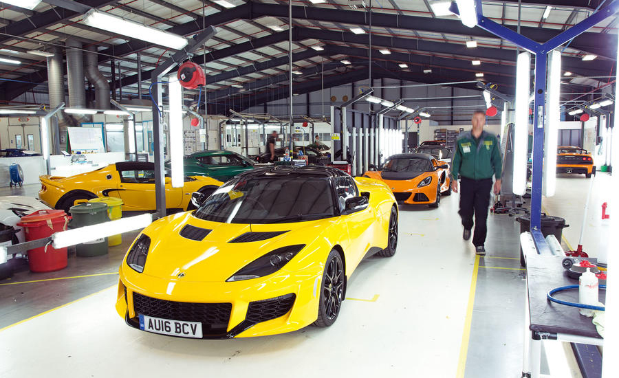 Lotus assembly line