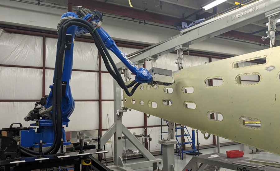 Piper Aircraft manufacturing robot