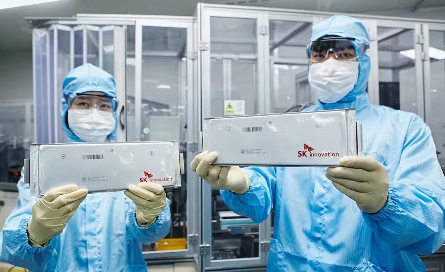 SK battery mfg