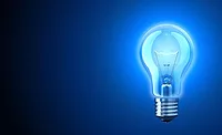 blue light LED lightbulb