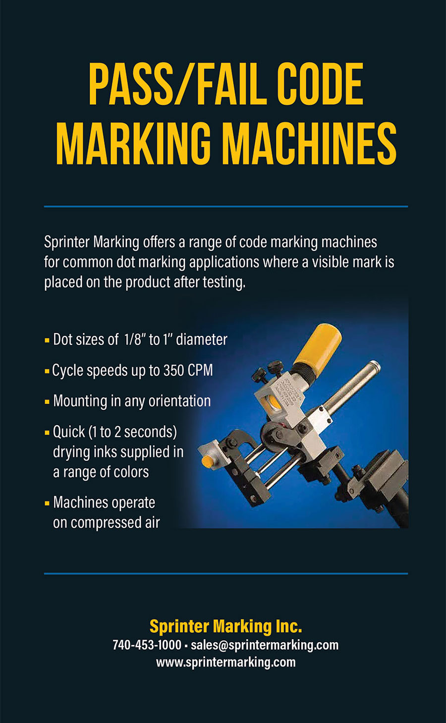 Sprinter Marking ad