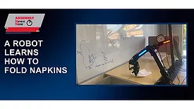 A Robot Learns How to Fold Napkins