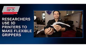 Researchers Use 3D Printers to Make Flexible Grippers