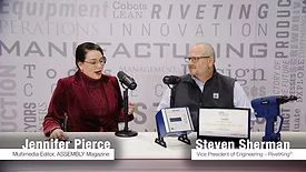 Jennifer Pierce with Steven Sherman at The Assembly Show
