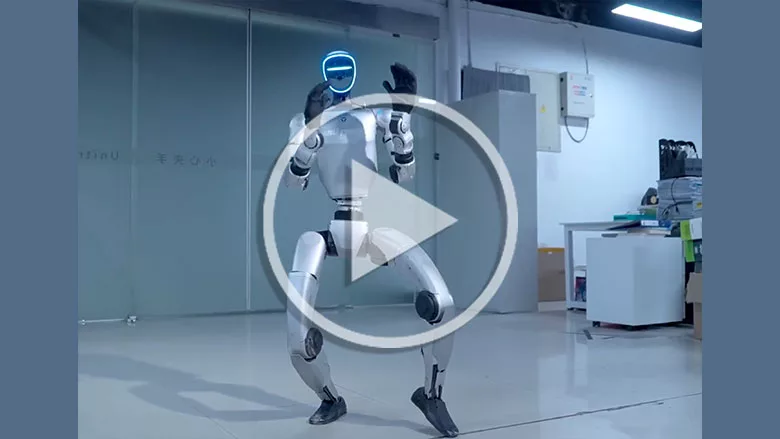 dancing humanoid robot