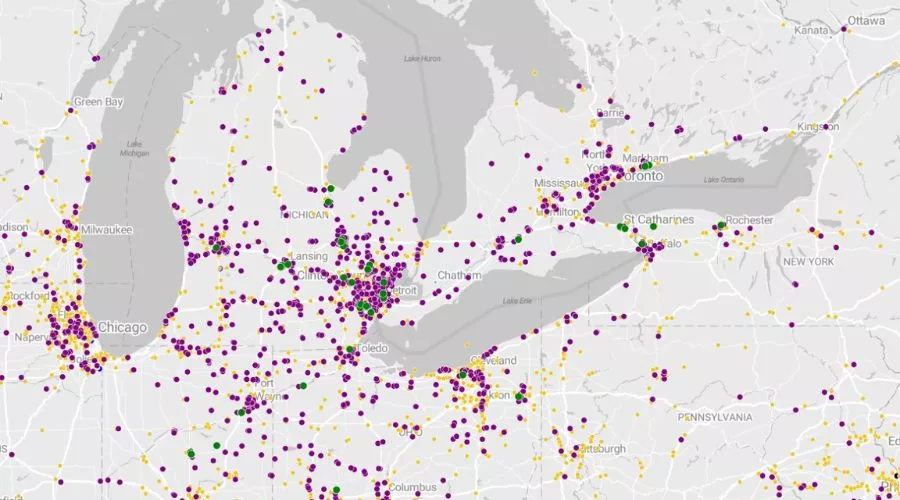 GM Supplymap