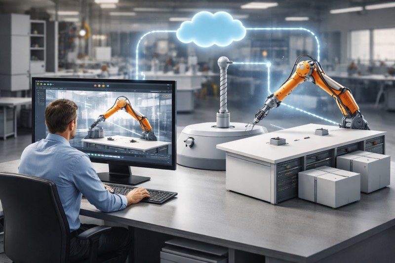 Human-Robot Collaboration Process Enables Remote Manufacturing