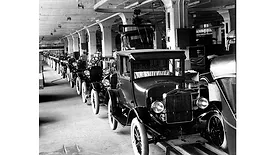 Ford Model T assembly line