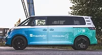 Acoustic sensors enable this prototype vehicle to "hear." 