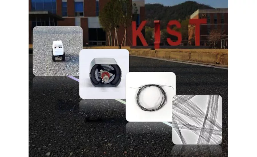 Electric motor coil is constructed out of carbon nanotubes.