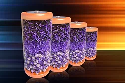 A new electrolyte can break apart at the end of a battery’s life.
