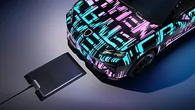 Porsche wireless charging system