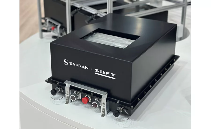Safran Electrical & Power and Saft have developed a high-voltage lithium-ion battery for use in next-generation electric aviation applications.