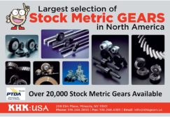Stock Metric Gears from KHK USA