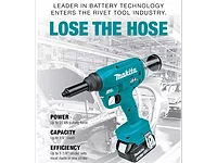 Cordless Rivet Tools from Makita Cordless Rivet Tools from Makita