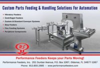 Custom Parts Feeding & Handling Solutions from Performance Feeders Inc.