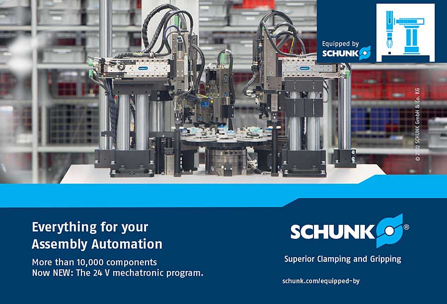 Effective Tooling for Assembly from Schunk