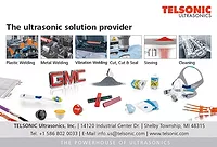 Ultrasonic Joining Technology from Telsonic Ultrasonic Joining Technology from Telsonic
