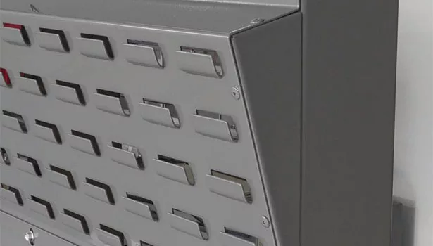 metal louvered panel