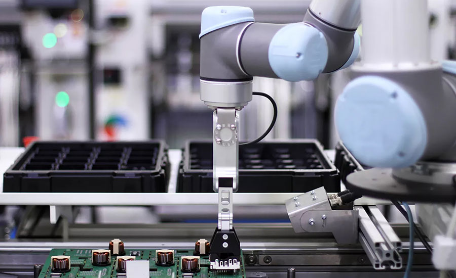 using cobots to assemble circuit boards