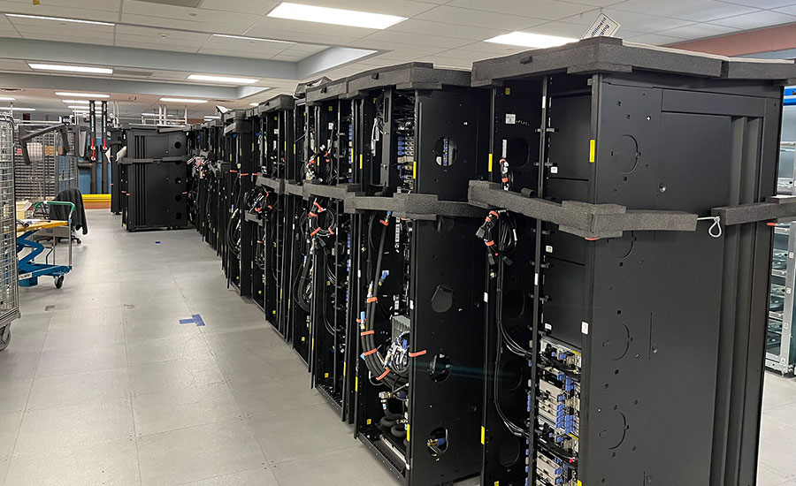 IBM mainframe computers are custom built at its Poughkeepsie plant