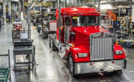 Kenworth’s assembly line in Renton, WA