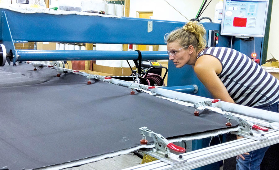 manufacturing textiles for extreme-heat environments at Auburn Manufacturing
