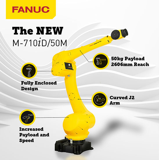 FANUC's M-710iD/50M six-axis robot
