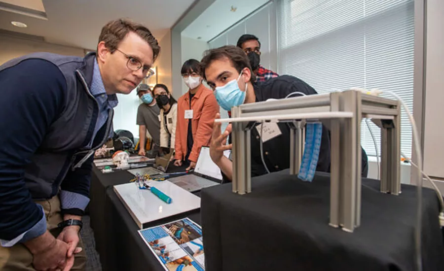 presenting a robotics project