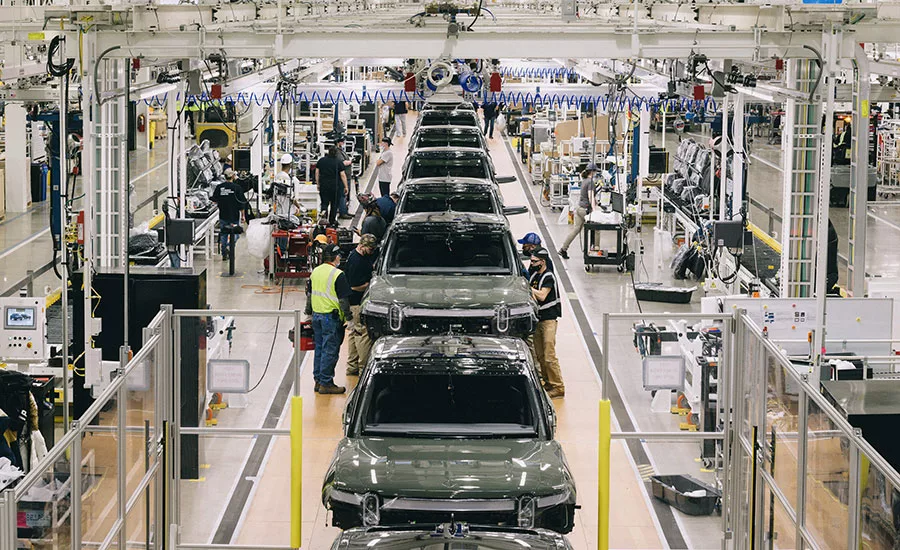 Rivian electric vehicle (EV) assembly plant