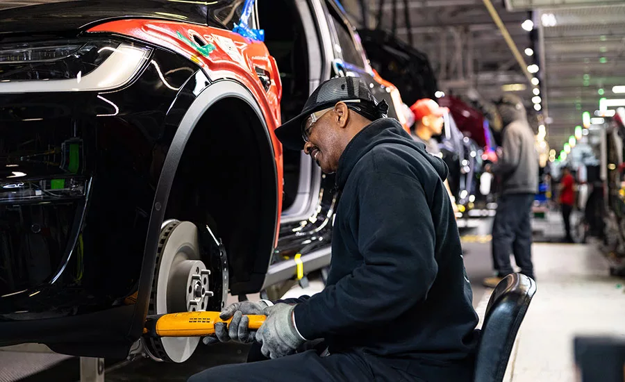 Tesla assembly plant