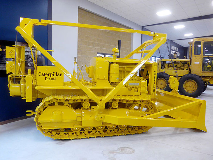 bulldozer blades and other attachments were operated by cable controls
