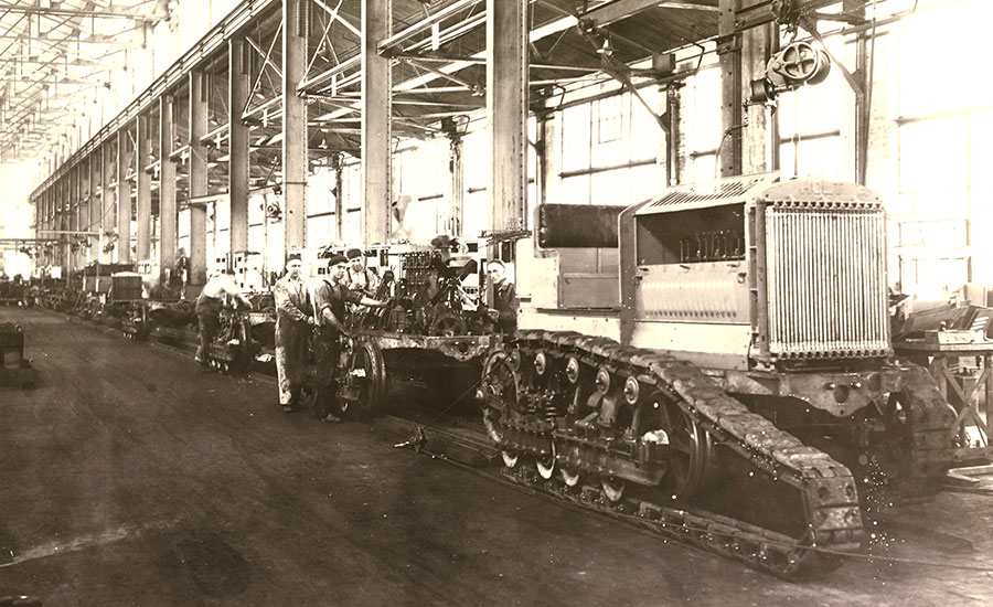 Holt assembly line in East Peoria, IL