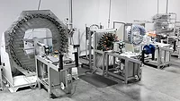 horizontal wire harness braiding machines
