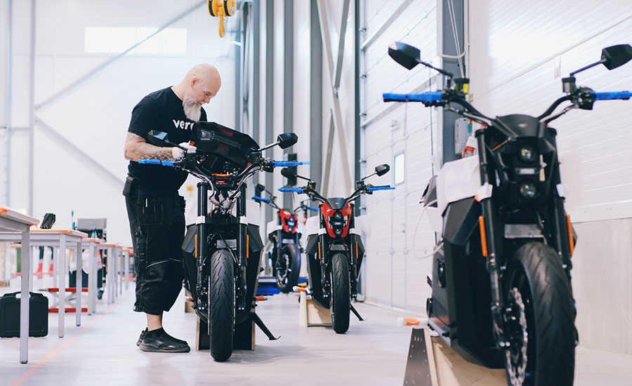Verge assembly line
