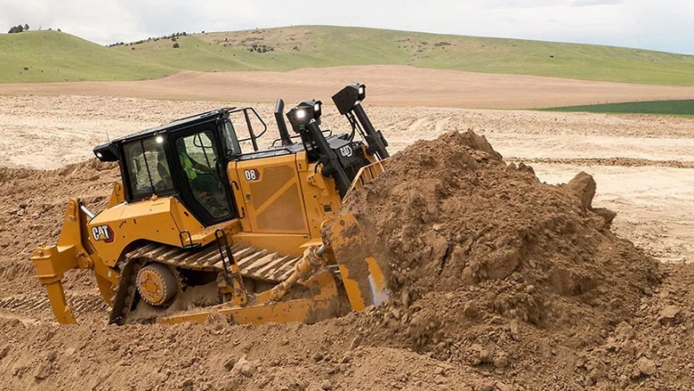 Caterpillar tractor from the 1970s