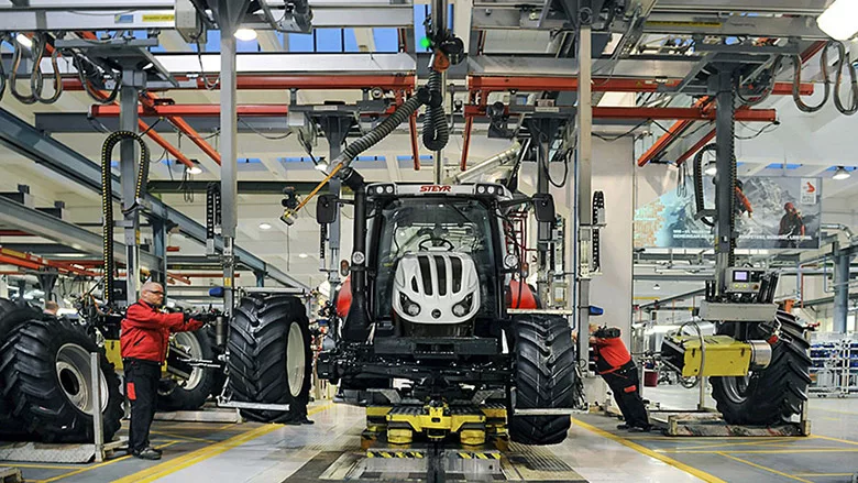 CNH assembly plant in St. Valentin, Austria