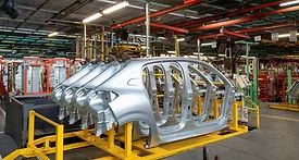 body-in-white assembly line